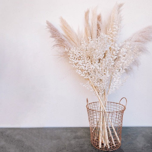Copper Wire Round Basket